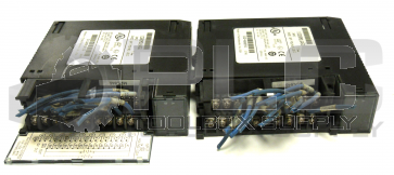 GE LOT OF 2 IC693MDL645G LOGIC DISCRETE INPUT MODULE 24VDC 16POINT