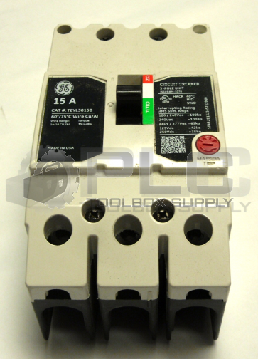 NEW GE  TEYL3015B CIRCUIT BREAKER 15A 3 POLE