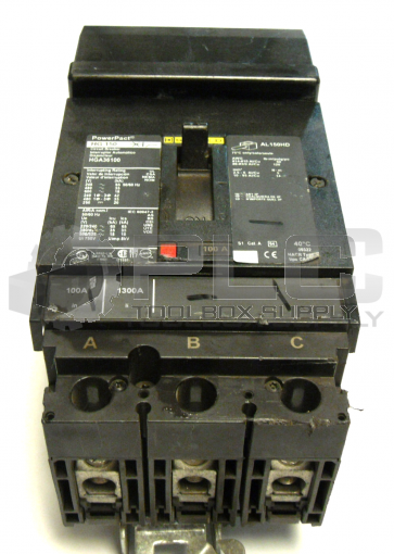 NEW SQUARE D HGA36100 POWER PACT CIRCUIT BREAKER HG150