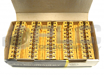 LOT OF 50 NEW IN BOX ALLEN BRADLEY 1492-U16 TERMINAL BLOCKS 