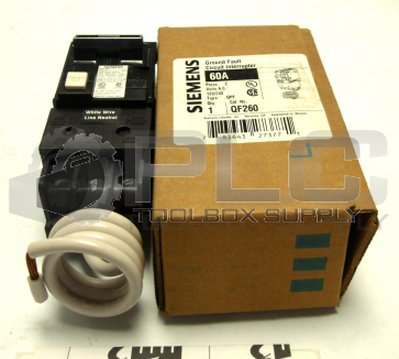 NEW SIEMENS QF260 GROUND FAULT CIRCUIT INTERRUPTER 60A 2 POLE