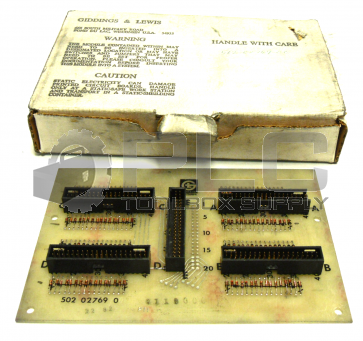 GIDDINGS & LEWIS 502-02769-00 DIODE BOARD