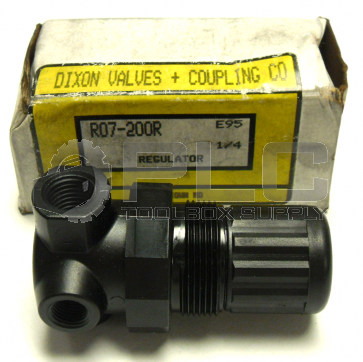 NEW DIXON VALVES & COUPLLING CO R07-200R REGULATOR IN 300PSI/OUT 100PSI 