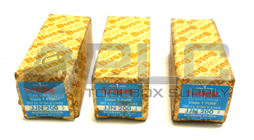NEW LOT OF 3 BUSSMAN JJN 200 FUSE JJN-200