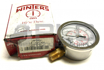 NEW WINTERS PFQ802 GAUGE 0-30PSI 