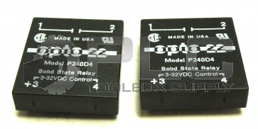 NEW LOT OF 2 OPTO 22 P240D4 SOLID STATE RELAY 4AMP