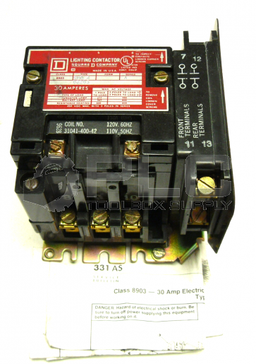 NEW SQUARE D 8903SM04 LIGHTING CONTACTOR SERIES A 30 AMP 8903 SM04