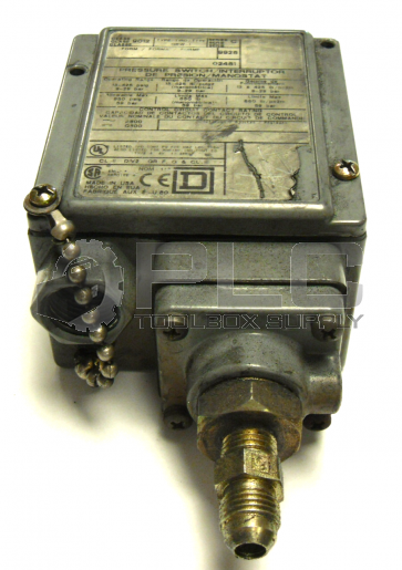 SQUARE D 9012 GBW-1 PRESSURE SWITCH 480VAC 10AMP G OPTION 9012GBW1 SER C