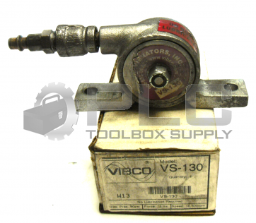 VIBCO VS-130 PNEUMATIC VIBRATOR 80 PSI 75LBS FORCE 10,500 RPM
