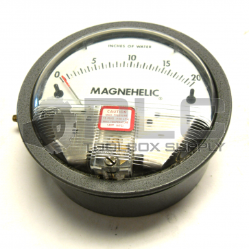 DWYER 2020 GAUGE  0-20 INCHES OF WATER 