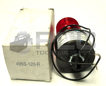 NEW IN BOX TOMAR 495S-120-R RED STROBE 495S120R