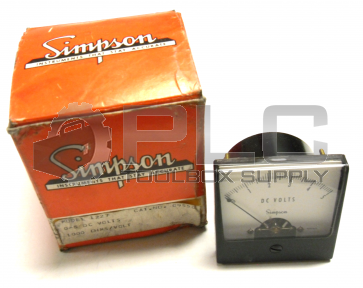 NEW SIMPSON 09550 PANEL METER 0-5 DC VOLTS 
