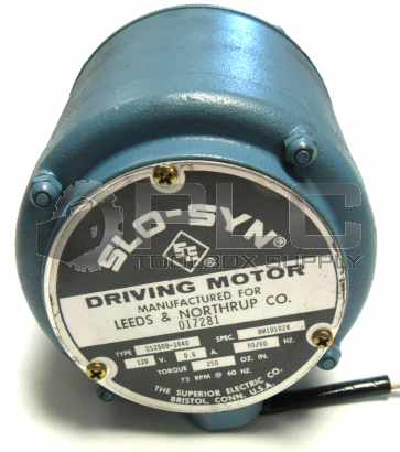 SUPERIOR ELECTRIC SS250B-1040 DIVING MOTOR 120V/0.6A/50/60HZ SLO-SYN