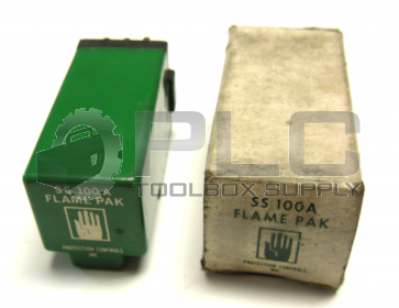 NEW PROTECTION CONTROLS SS 100A  FLAME PAK RELAY SS-100A