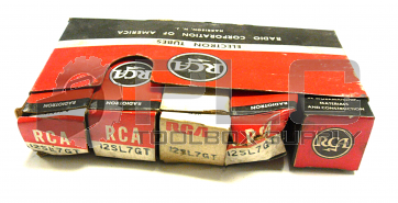 NEW LOT OF 5 RCA 12SL7GT ELECTRON TUBE 