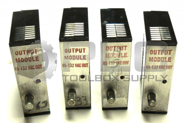 LOT OF 4 TEXAS INSTRUMENTS 5MT12-4OAL OUTPUT MODULE