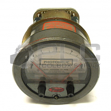 DWYER HH-117 VAC PHOTOHELIC PRESSURE GAUGE 