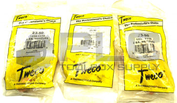NEW LOT OF 3 TWECO 23-50 STYLE NOZZLE QTY 6 PIECES