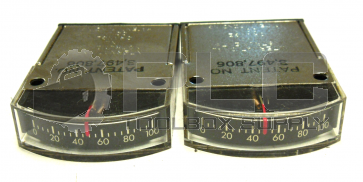NEW LOT OF 2 INTERNATIONAL INSTRUMENT 0-100 MICRO-AMPS PANEL METER