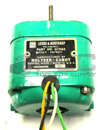 LEEDS  NORTHRUP 017342 MOTOR 25/120V-50/60HZ