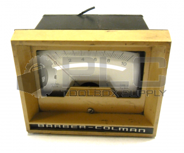 BARBER-COLMAN 101A TYPE J METER 0-10
