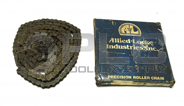 NEW ALLIED-LOCKE PRECISION ROLLER CHAIN 40 ALIX 10 FT
