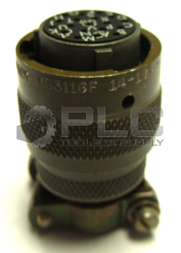 NEW BURNDY MS3116F CONNECTOR 14-19S