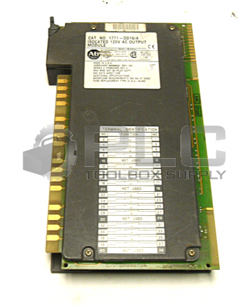 ALLEN BRADLEY 1771-0D16/A OUTPUT MODULE 120V