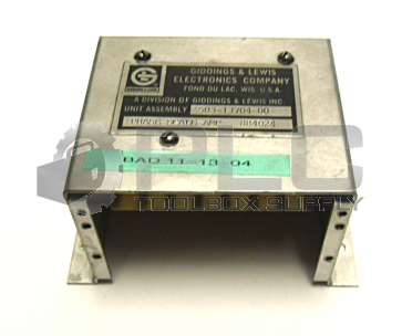 GIDDINGS & LEWIS 503-13704-00 PHASE SCALE COVER AMP 5031370400
