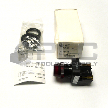 NEW ALLEN-BRADLEY 800H-PR16R RED PILOT LIGHT SER. F