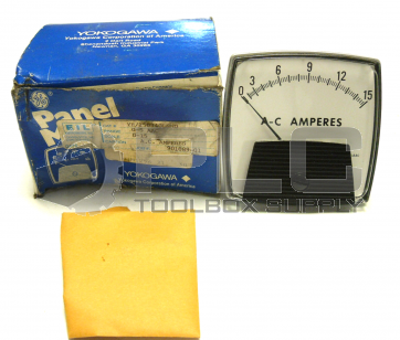NEW IN BOX GE YE/250340LSND PANEL METER 0-15 A-C AMPERES