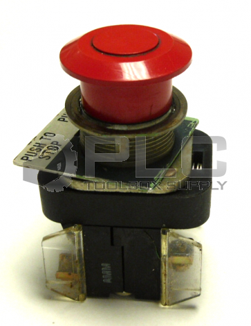 ALLEN BRADLEY 800T-FX A1 RED PUSH PULL E-STOP SWITCH SER T