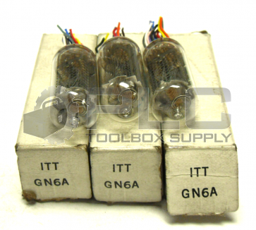 NEW LOT OF 3 ITT GN6A DIGITAL INDICATOR TUBES
