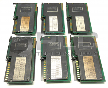 LOT OF 6 ALLEN BRADLEY 1771-IA (120V) AC INPUT MODULE 