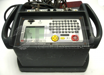 MEGGER DLRO 200-115 DIGITAL LOW RESISTANCE OHMMETER 200A FILTERED OUTPUT 