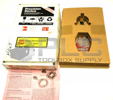BS&B SAFETY SYSTEMS SKR RUPTURE DISKS 1.5" KR 0.37 (G) 1.9 (L) 