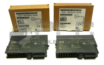 NEW LOT OF 2 SIEMENS 6ES71384CA010AA0 POWER MODULE 6ES7 138-4CA01-0AA0