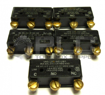 NEW LOT OF 5 MICRO SWITCH BZ-2R-P4 PIN PLUNGER