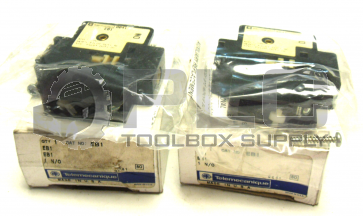 NEW LOT OF 2 TELEMECANIQUE EB1 AUXILIARY CONTACT
