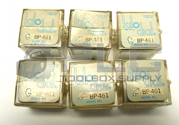 LOT OF 6 NEW KILO DIAL G-BP-461 POTENTIOMETER DIAL KNOBS 