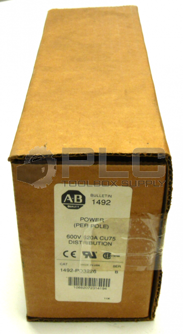 NEW SEALED ALLEN BRADLEY 1492-PD3226 POWER DISTRIBUTION BLOCK SERIES B