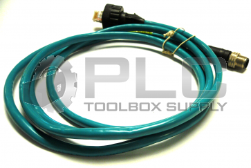 NEW WOODHEAD E51A06002M020 4P MALE TO ETHERNET CORD END BRAD HARRISON