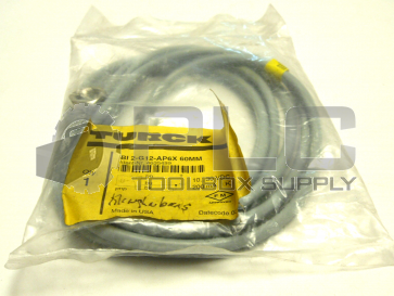 NEW TURCK BI 2-G12-AP6X 60MM G-BARREL WITH CABLE