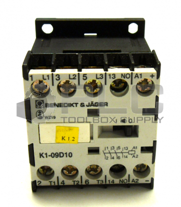NEW BENEDIKT & JAGER K1-09D10 CONTACTOR 3 POLE