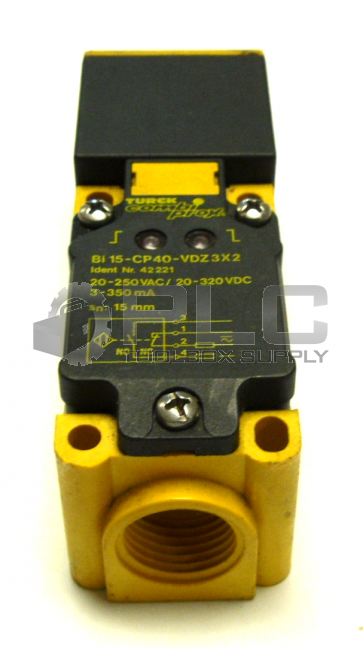 NEW TURCK BI15-CP40-VDZ3X2 COMBI PROXIMITY SWITCH 20-250VAC/20-320VDC