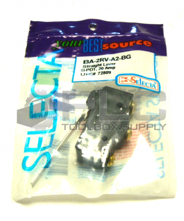 NEW SEALED SELECTA BA-2RV-A2-BG STRAIGHT LEVER 20AMP