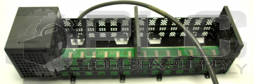 ALLEN BRADLEY 1746-A13 SER B 13 SLOT RACK W/ 1746-P4 SER A POWER SUPPLY
