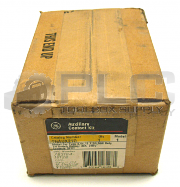 NEW SEALED GENERAL ELECTRIC THAUX21D AUXILIARY CONTACT SWITCH 