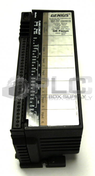 GE FANUC IC660BBA106RR INPUT BLOCK 120 VAC 50/60HZ 125 VDC 