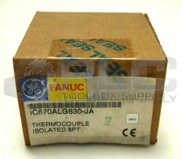 NEW IN BOX GE FANUC IC670ALG630-JA THERMOCOUPLE ISOLATED 8PT